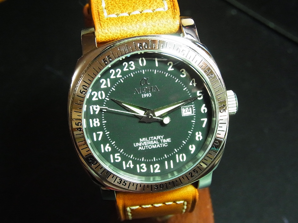 Alpha military universal time automatic watch best sale